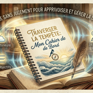 Traverser la tempête : Mon cahier de bord pour apprivoiser et gérer la dépression